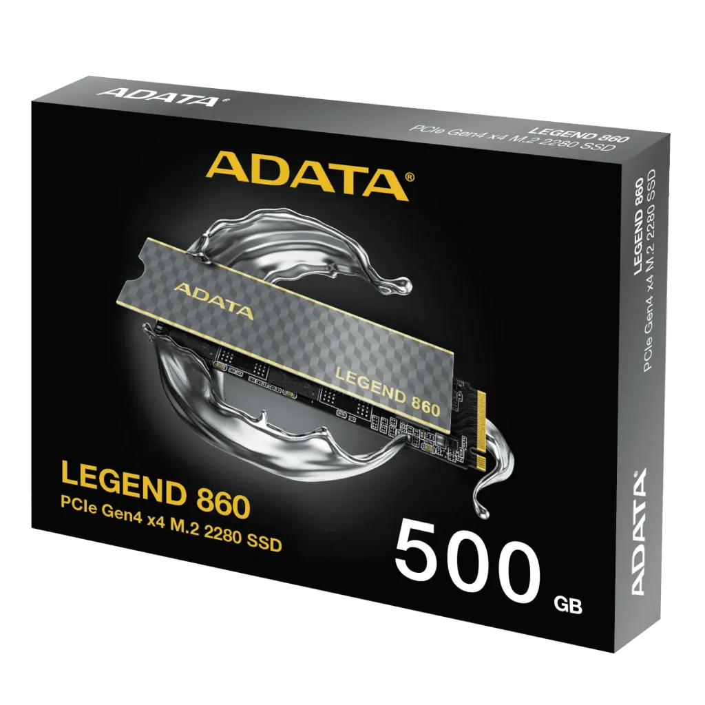 ADATA Legend 860 500GB M.2 2280 NVMe PCIe 4.0 SSD