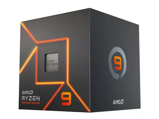 AMD Ryzen 9 7900 12 Cores 24 Threads AM5 5.4 GHz Processor with Wraith Prism Cooler